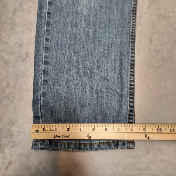 Levi's 559 Jeans Mens 38x30 Blue Relaxed Straight Denim Light Wash Faded Zip Fly - Picture 7 of 11